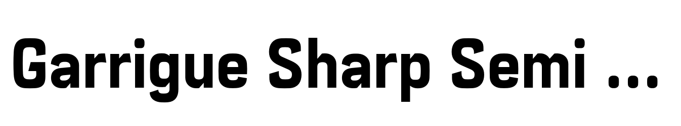 Garrigue Sharp Semi Bold